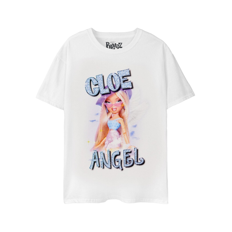 (3XL, White) Bratz Womens/Ladies Cloe Short-Sleeved T-Shirt