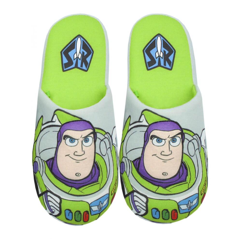 Toy Story Mens Buzz Lightyear 3D Effect Slippers