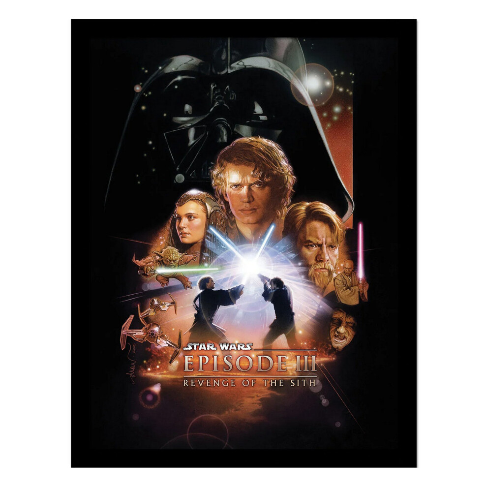 Star Wars Episode III Framed Poster