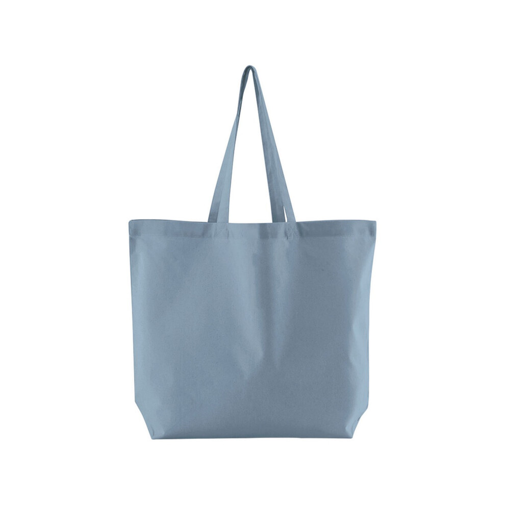 Westford Mill Unisex Blue Organic Cotton Maxi Tote Bag