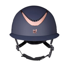 (58cm - 60cm, Navy/Rose Gold) Karben Unisex Adult Elisa Ellipse Riding Hat