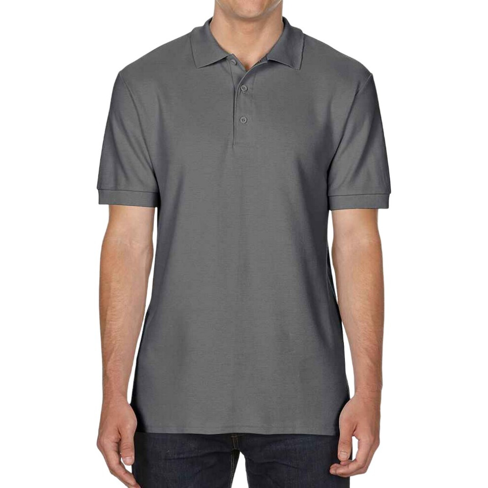 (XXL, Charcoal) Gildan Unisex Adult Sports Polo Shirt