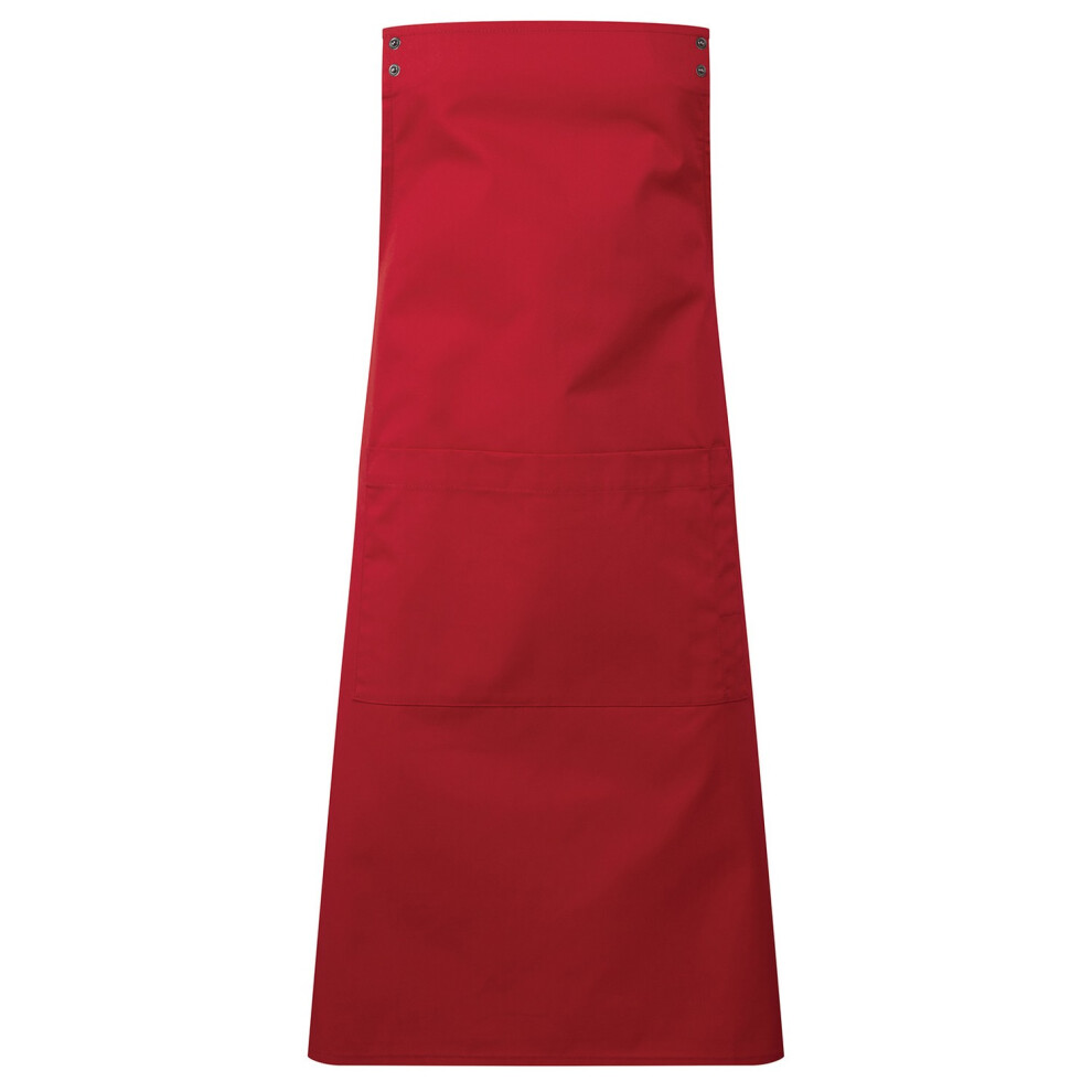 (One Size, Red) Premier Swap & Pop Customizable Apron Body