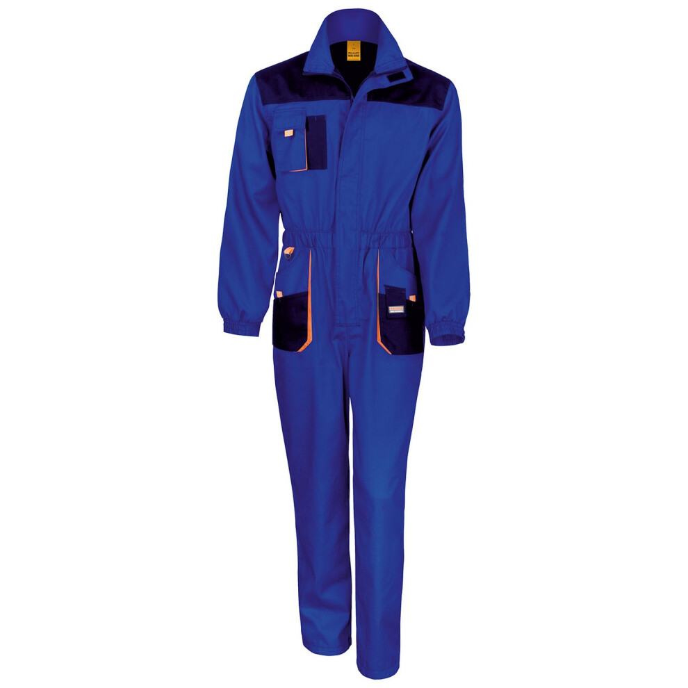 (2XL, Royal Blue/Navy) Result Work-Guard Mens Lite Coverall