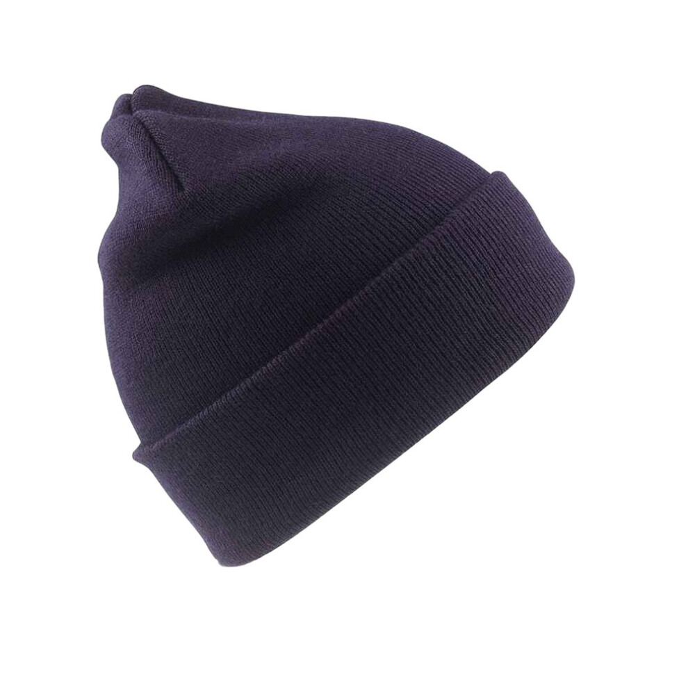 (One Size, Navy) Result Adults Unisex Woolly Ski Hat