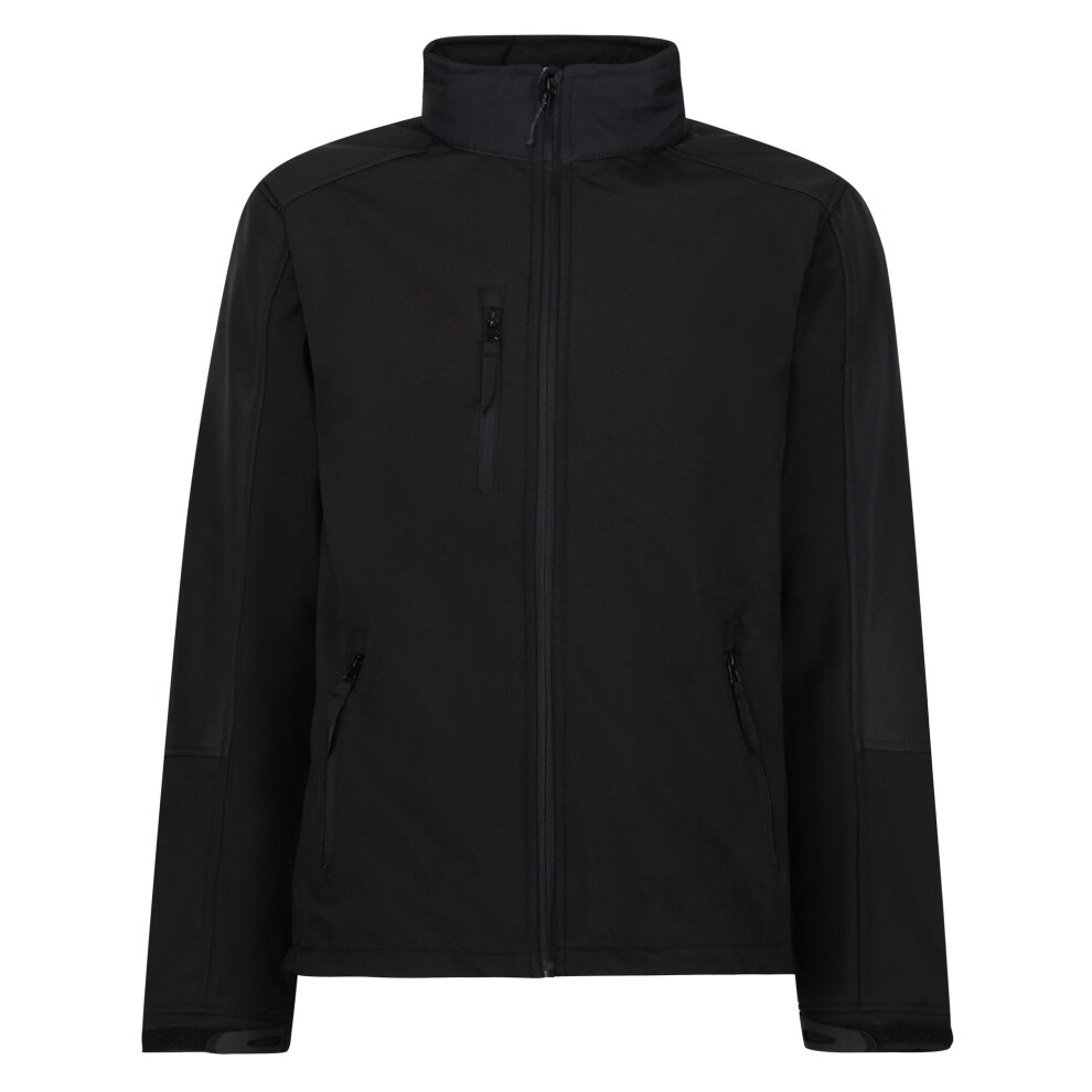 (XL, Black) Regatta Mens Hydroforce Soft Shell Jacket