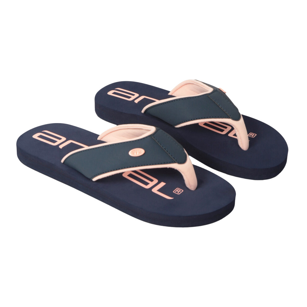 (7 UK, Navy) Animal Womens/Ladies Marti Recycled Flip Flops