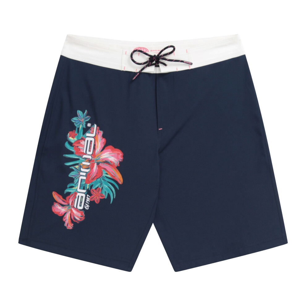 (6 UK, Indigo) Animal Womens/Ladies Nora Classic Floral Swim Shorts