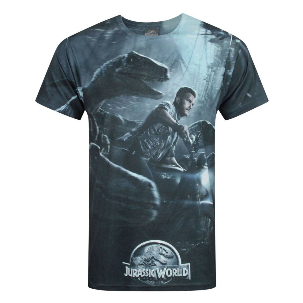 Jurassic World Mens Sublimation T-Shirt