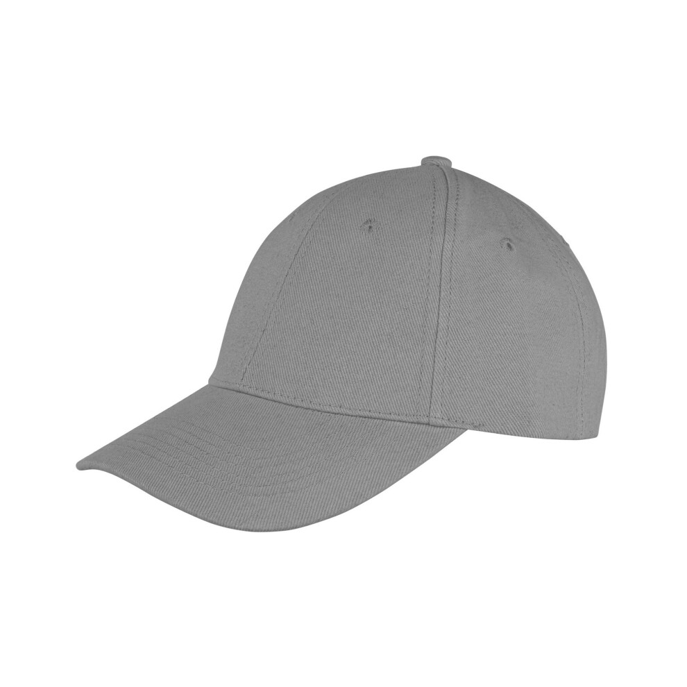 (One Size, Dove Grey) Result Headwear Memphis 6 Panel Brushed Cotton Low Profile Baseball Cap