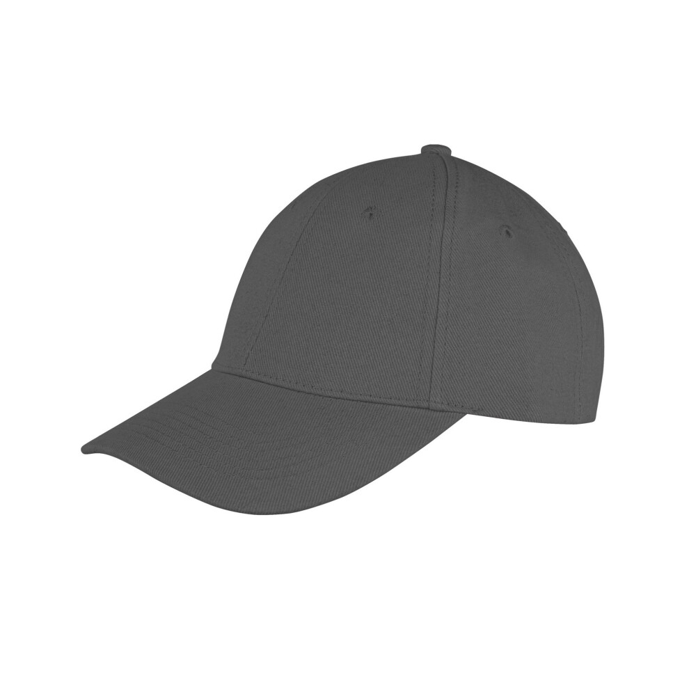 (One Size, Charcoal) Result Headwear Memphis 6 Panel Brushed Cotton Low Profile Baseball Cap