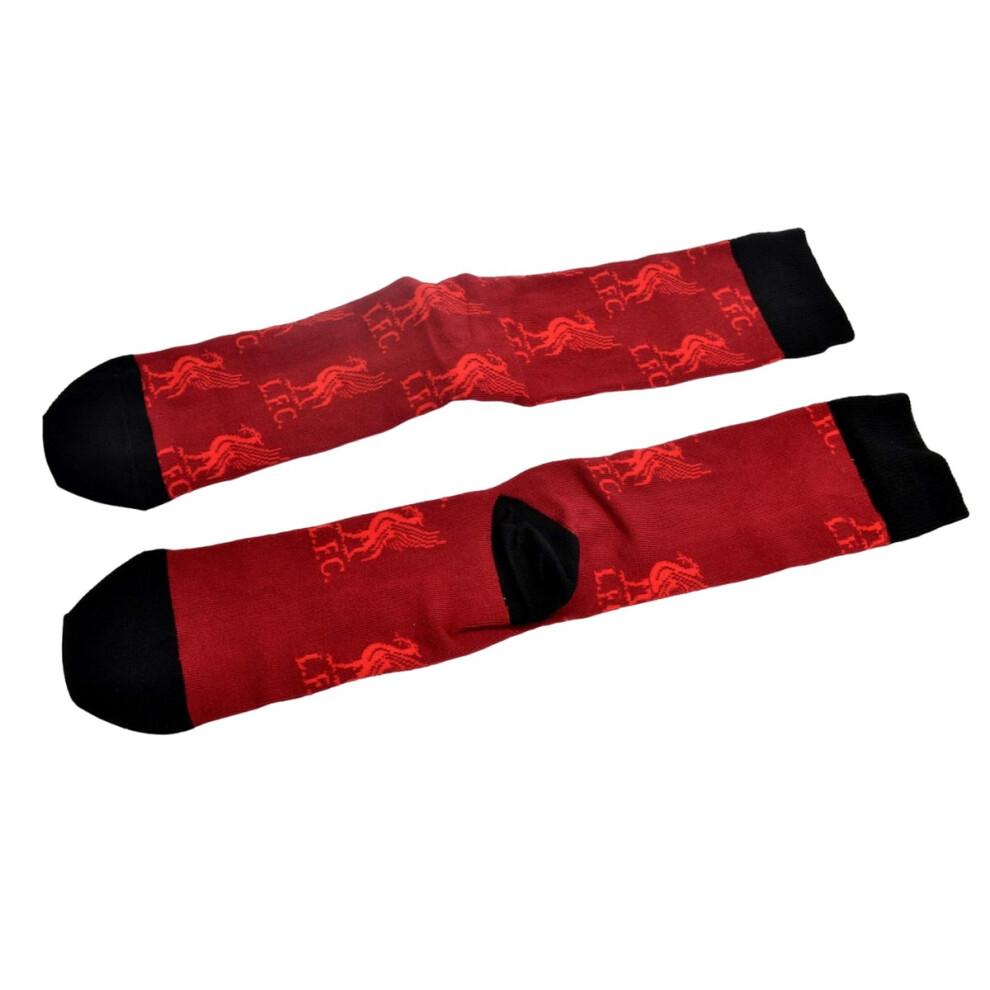 Liverpool FC Unisex Adult All-Over Print Socks