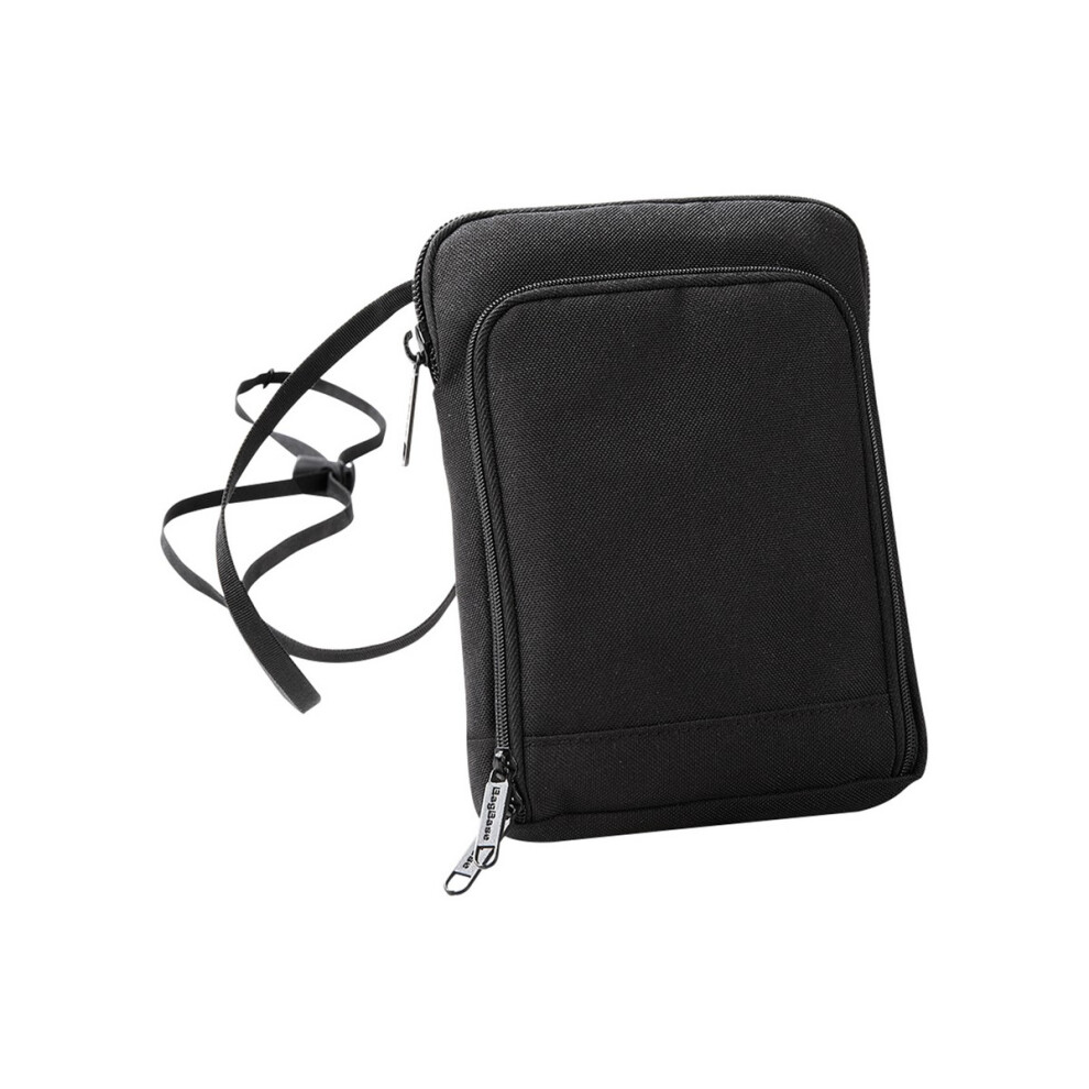 Bagbase Travel Wallet Unisex Black 19Cm