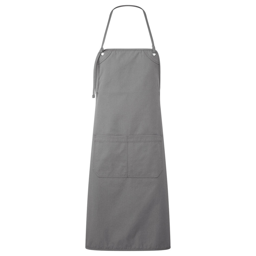 (One Size, Dark Grey) Premier Artisan's Choice Canvas Double Pocket Apron