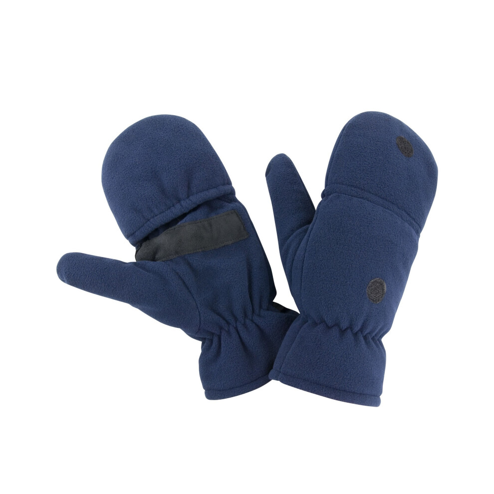 (S-M, Navy) Result Winter Essentials Gripped Gloves