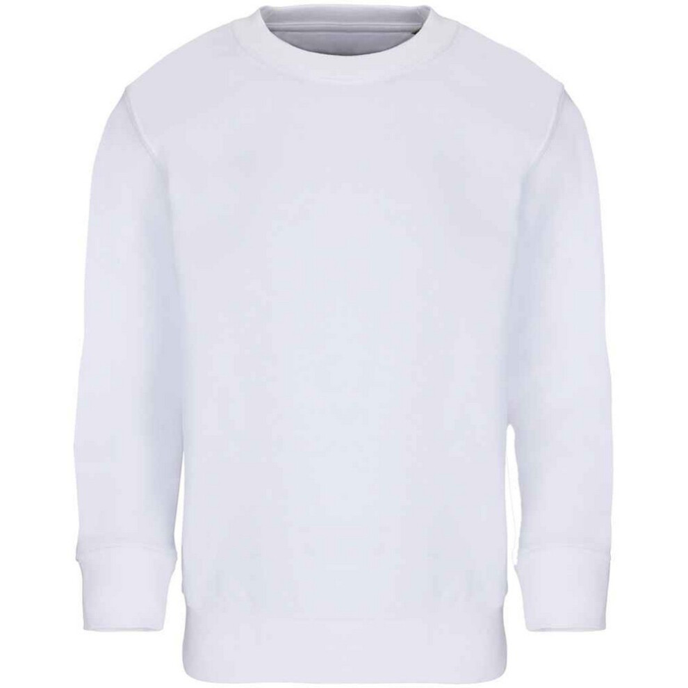 Sols Boys White Childrens/Kids Columbia Sweatshirt