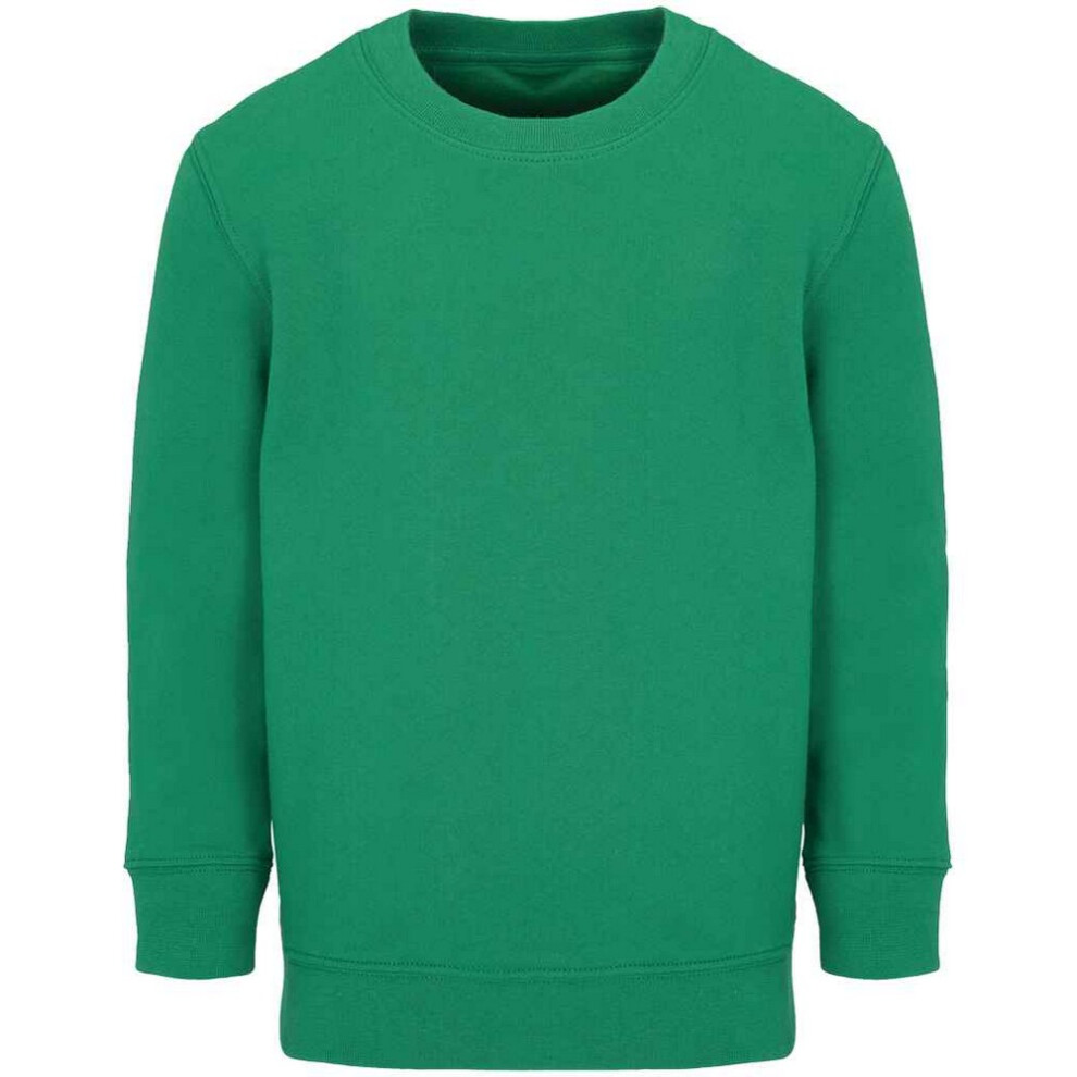 Sols Boys Green Childrens/Kids Columbia Sweatshirt