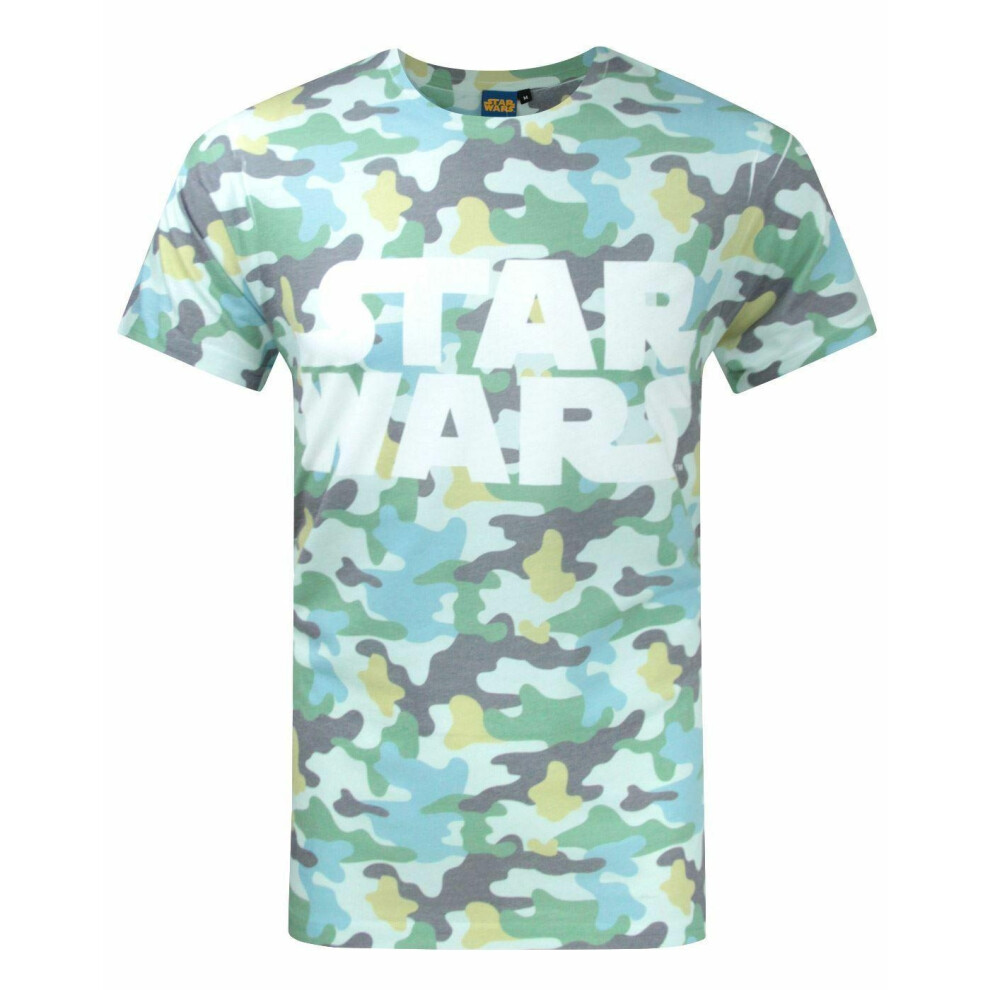 Star Wars: The Book Of Boba Fett Mens Camo T-Shirt