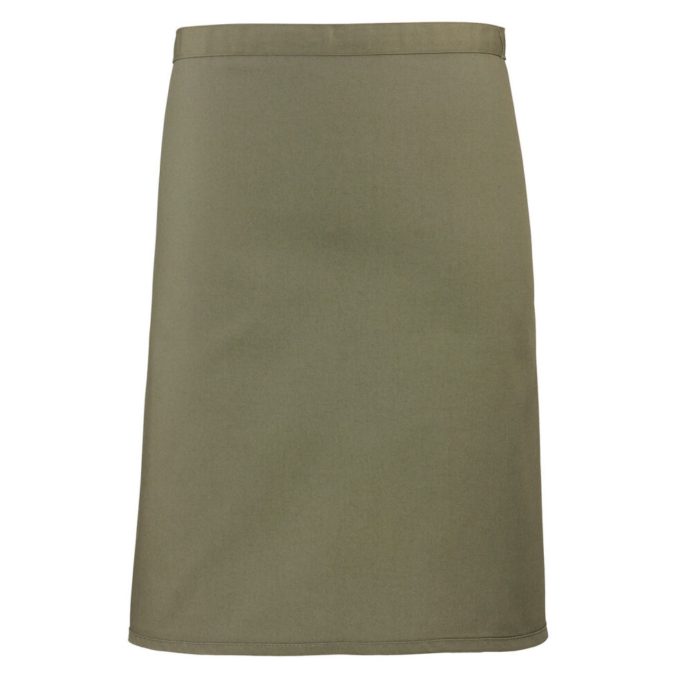 Premier (One Olive) Colours Mid Length Apron Size 35