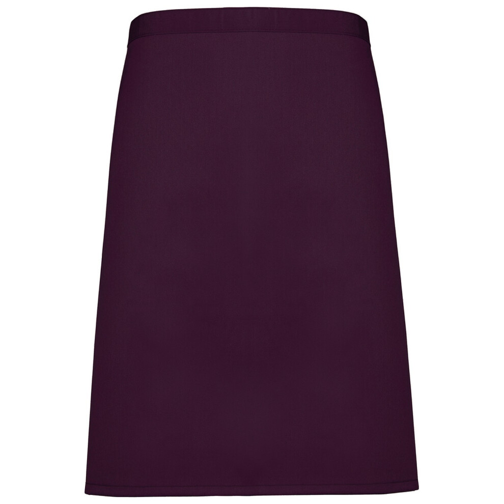 Premier (One Aubergine) Colours Mid Length Apron Size 35
