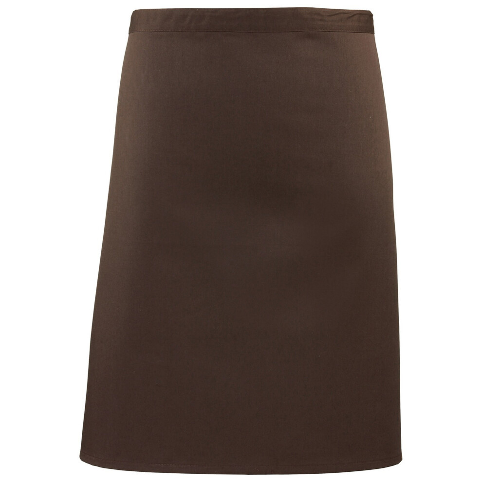 Premier Brown (One ) Colours Mid Length Apron Size 35