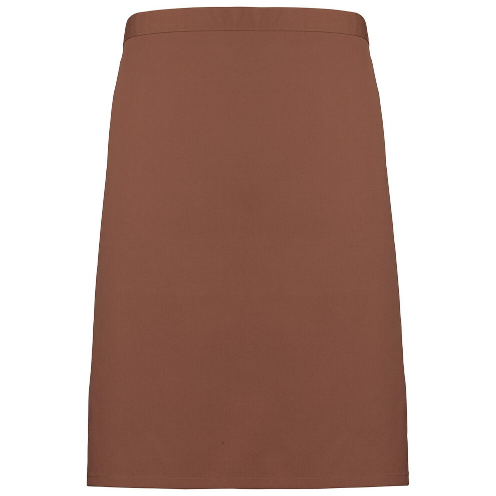 Premier (One Mocha) Colours Mid Length Apron Size 35