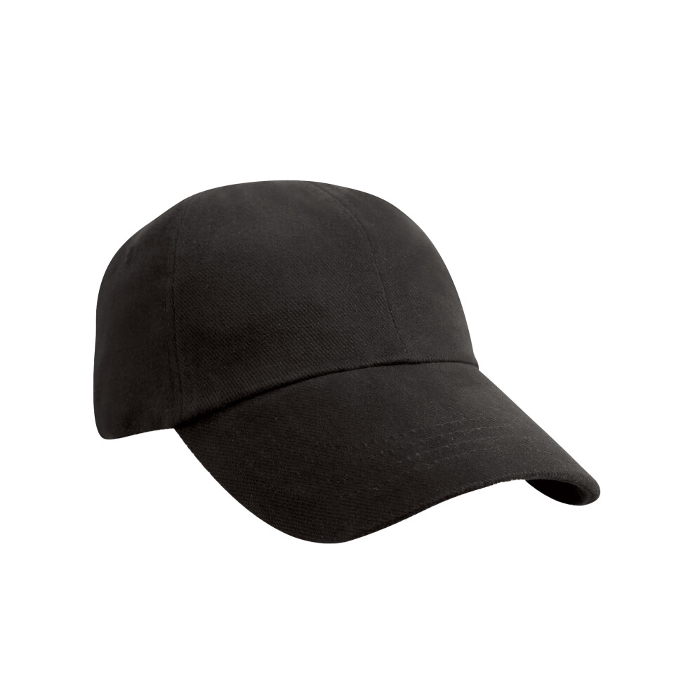 (One Size, Black) Result Headwear Unisex Adult Low Profile Cap