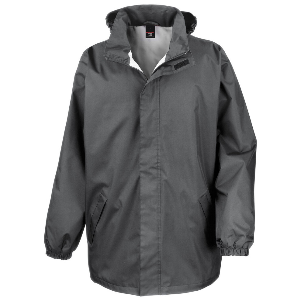 (S, Steel Grey) Result Core Mens Midweight Waterproof Jacket