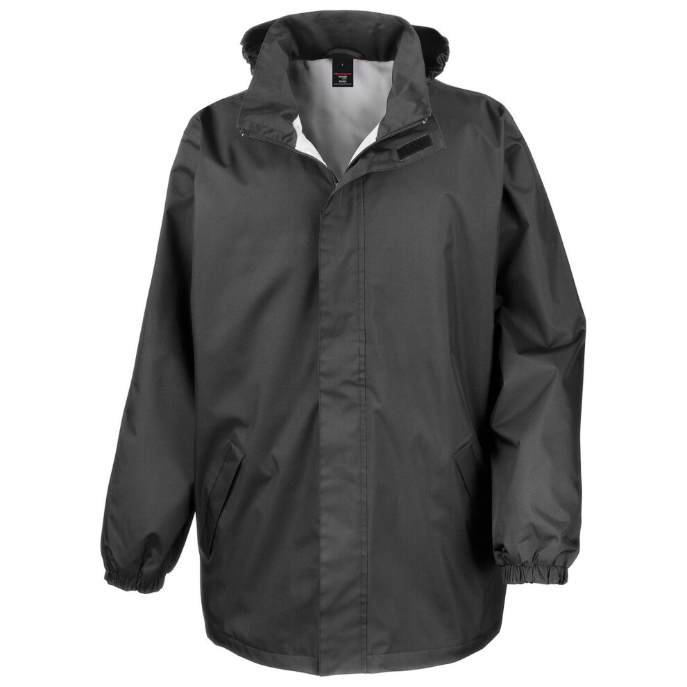 (3XL, Black) Result Core Mens Midweight Waterproof Jacket