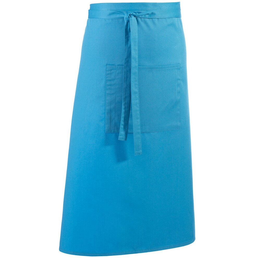 Premier Green (One Turquoise) Colours Bar Apron Size 35