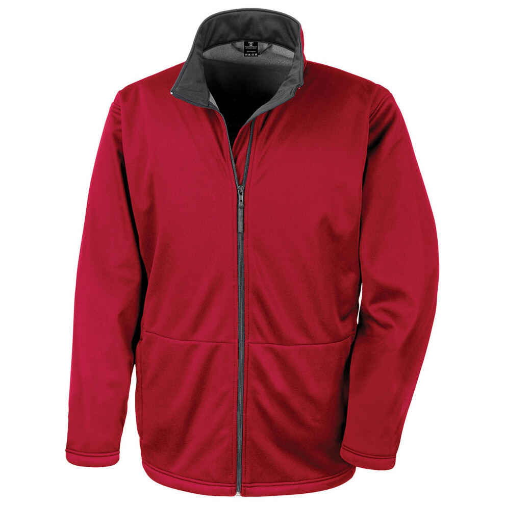 (S, Red) Result Core Mens Waterproof Soft Shell Jacket