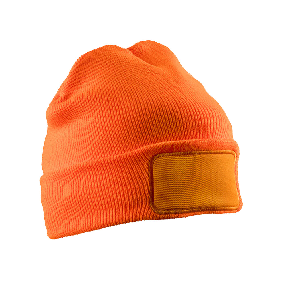 (One Size, Fluorescent Orange) Result Genuine Recycled Unisex Adult Thinsulate Printable Beanie