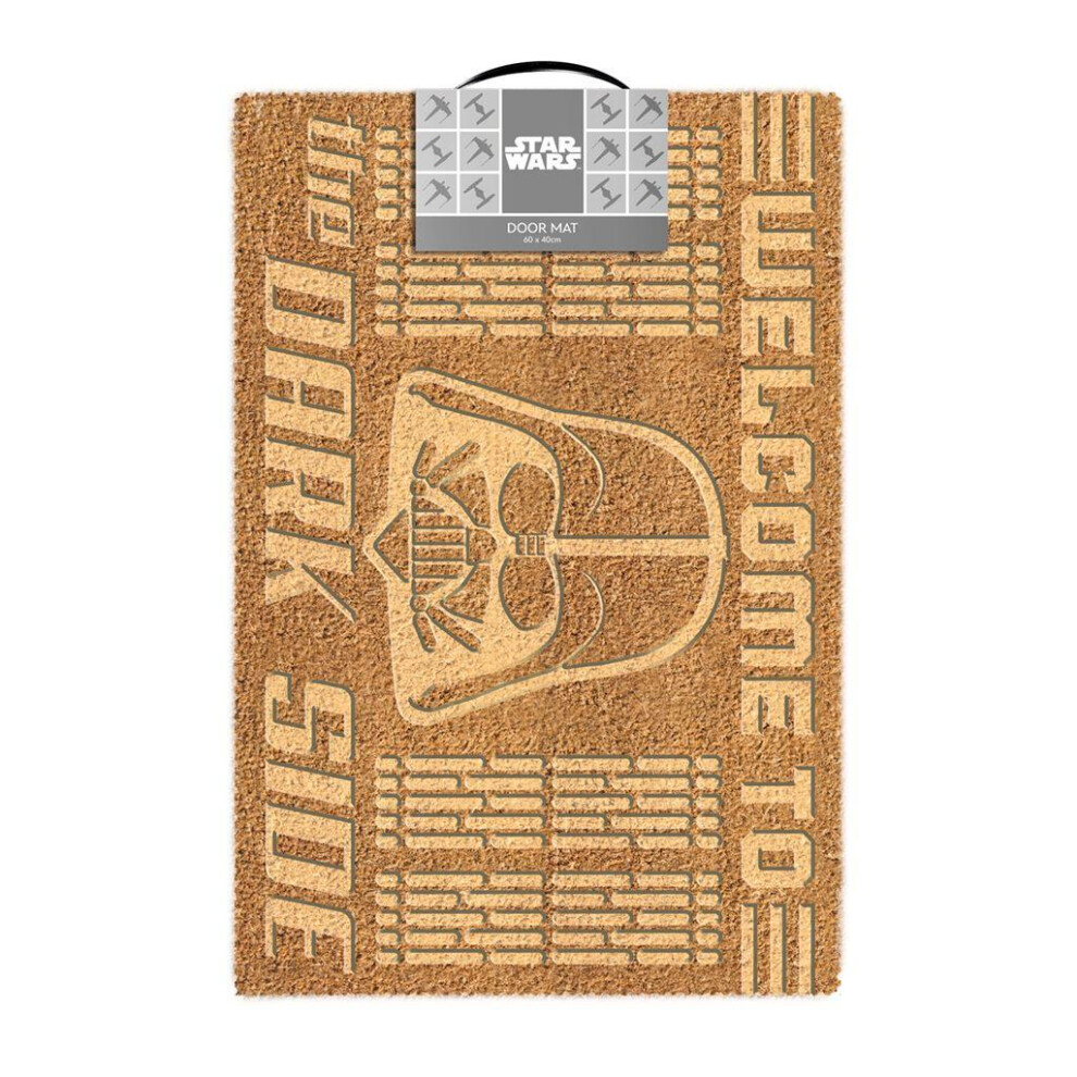 Star Wars Welcome to The Darkside Embossed Door Mat