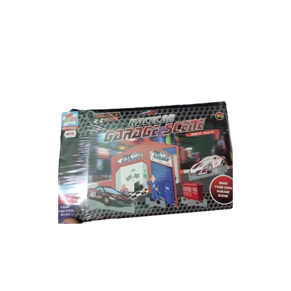 Cars Racecar Garage 3D Scene Setters