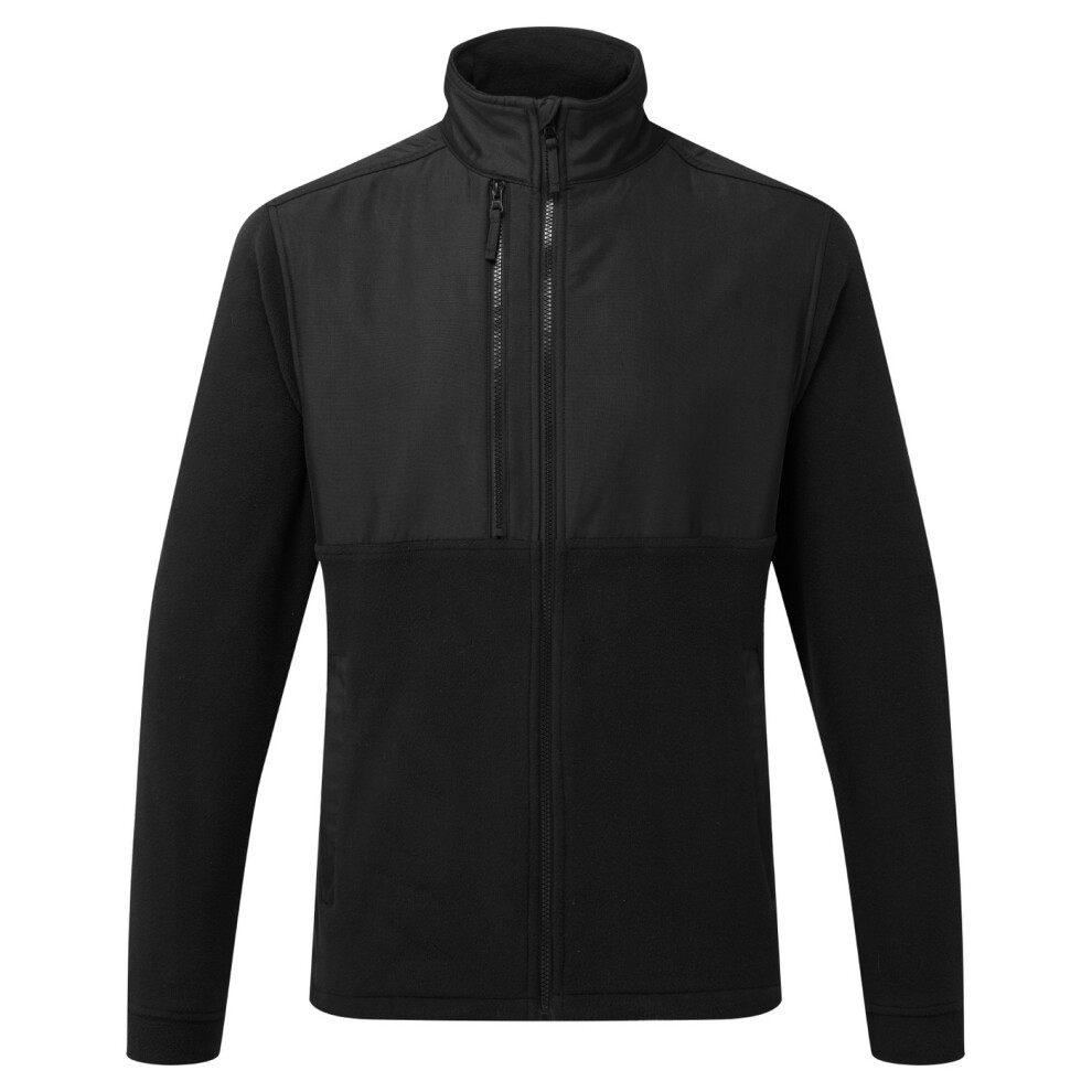 (L, Black) Portwest Mens WX2 Fleece Jacket-image-OPC-PF679HG-NEW