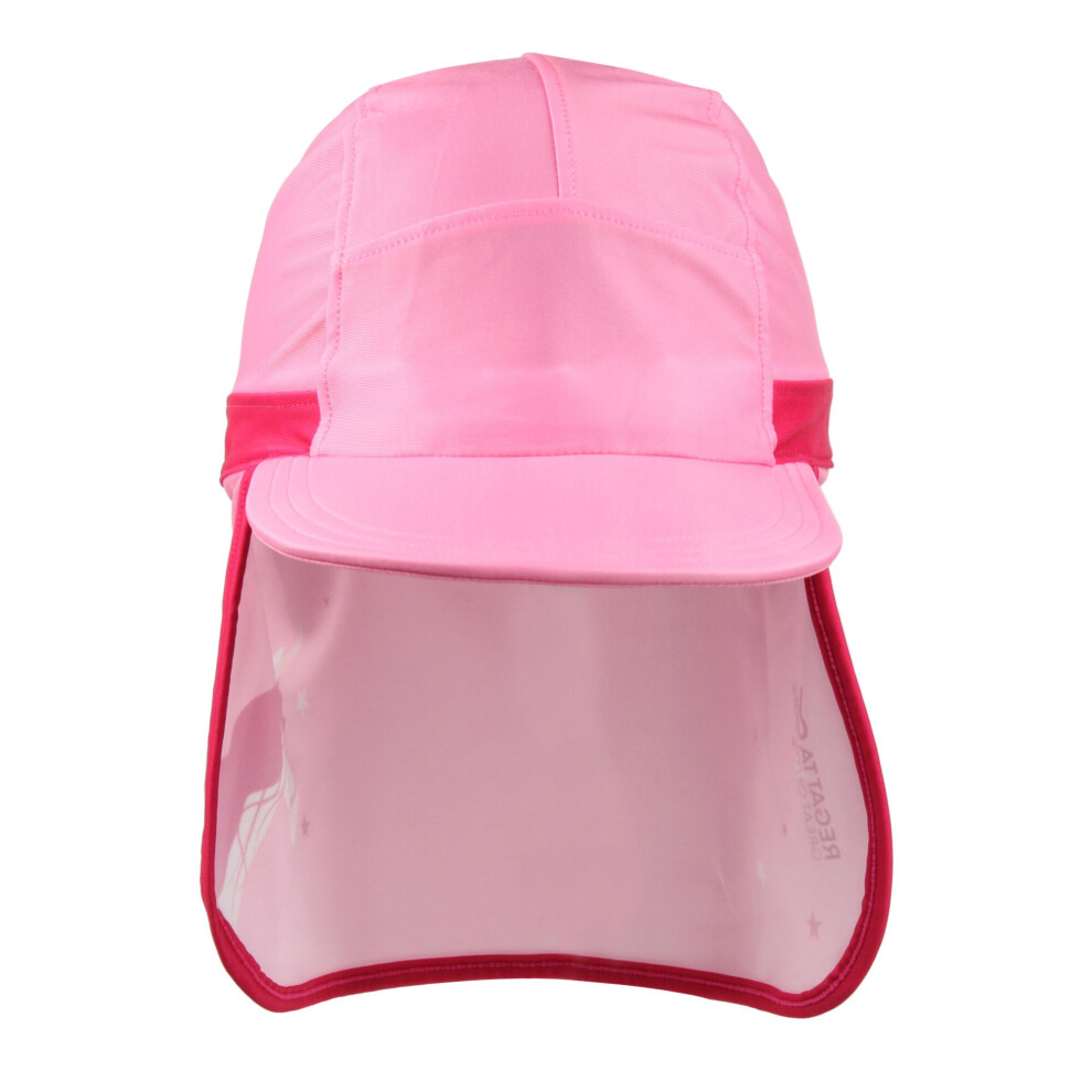 (7-10 Years, Sweet Pink) Regatta Childrens/Kids Protect II Luna The Unicorn Cap