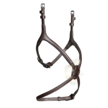 (X Full, Havana) Velociti Lusso Leather Horse Grackle Noseband