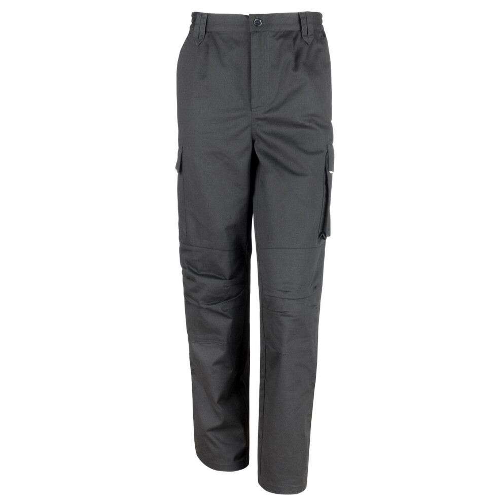 (18 UK, Black) WORK-GUARD by Result Womens/Ladies Action Work Trousers