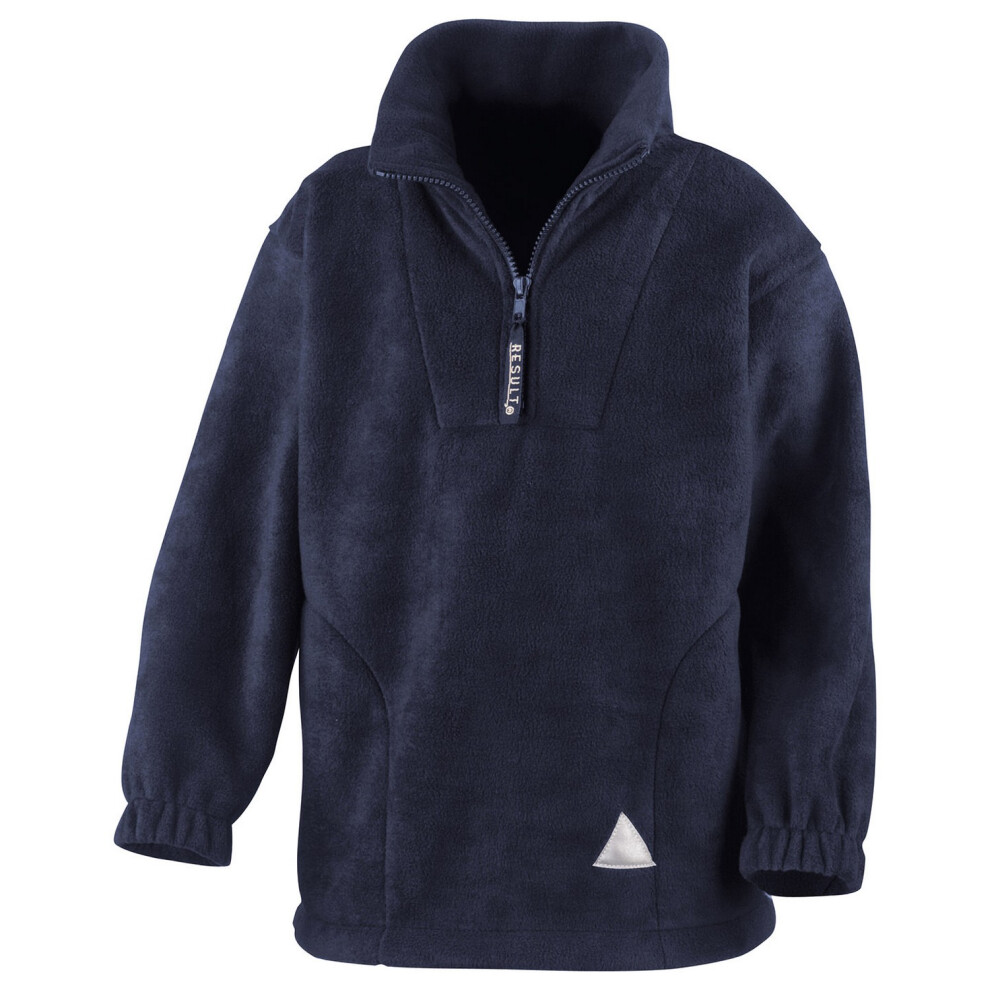 (10-12 Years, Navy) Result Childrens/Kids Polartherm Fleece Jacket