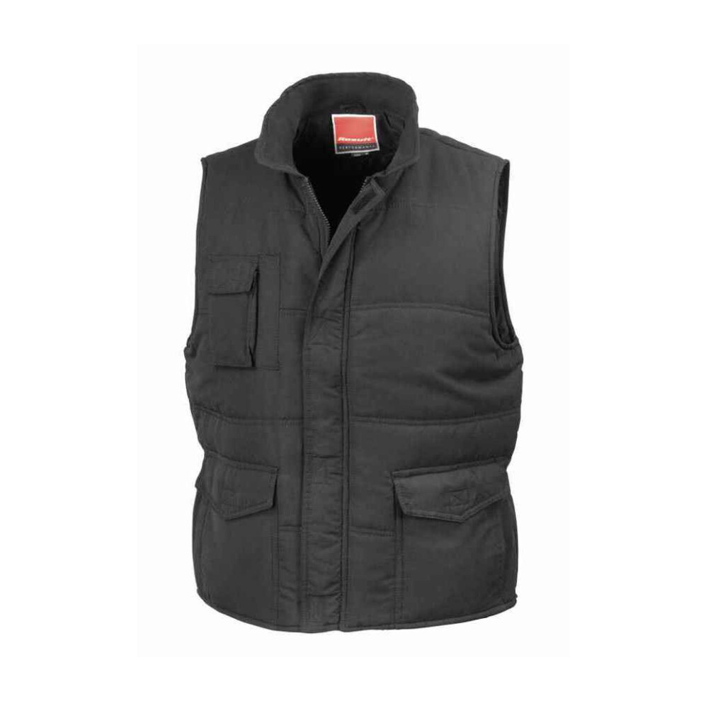 (S, Black) Result Mens Promo Body Warmer