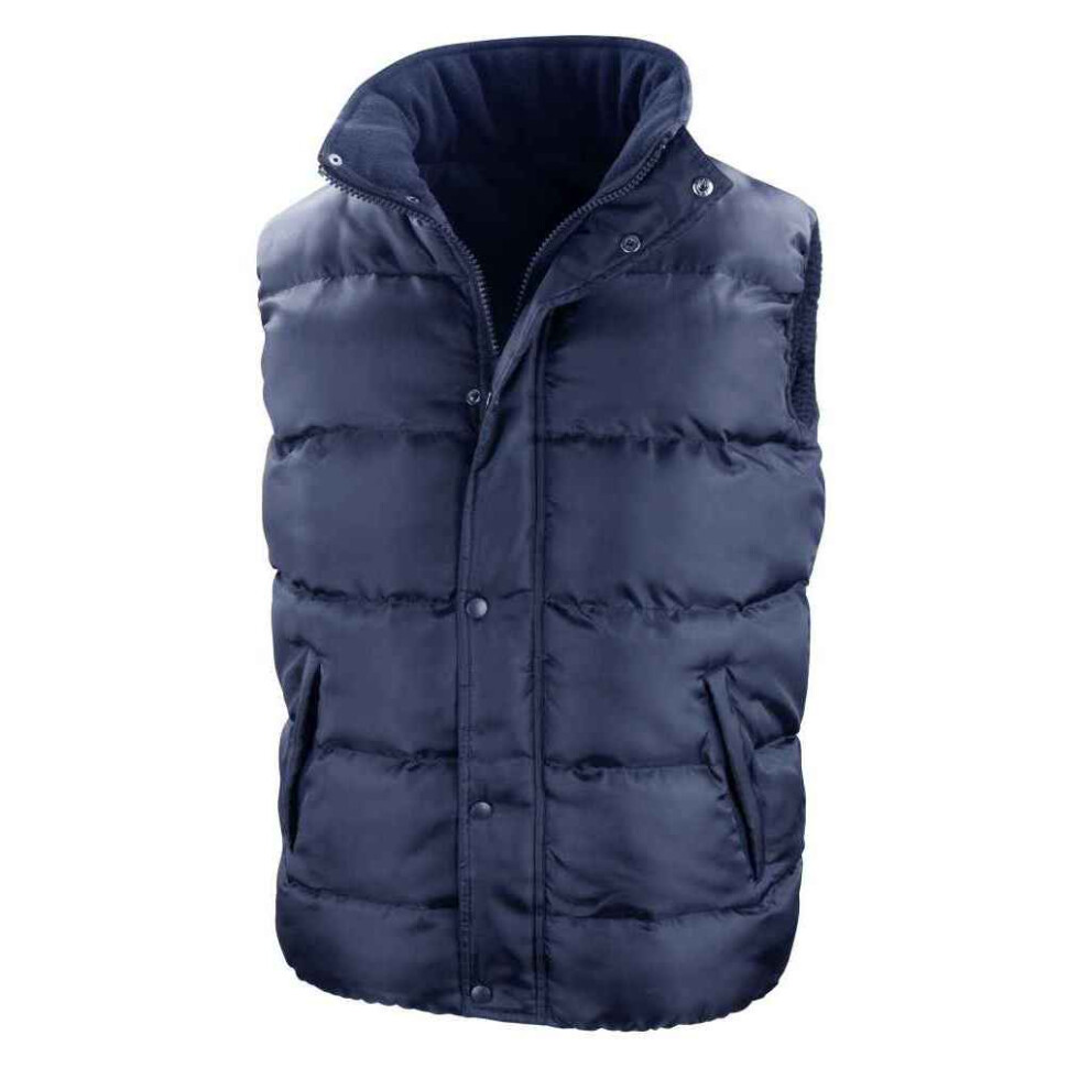 (XS, Navy) Result Core Unisex Adult Nova Padded Gilet