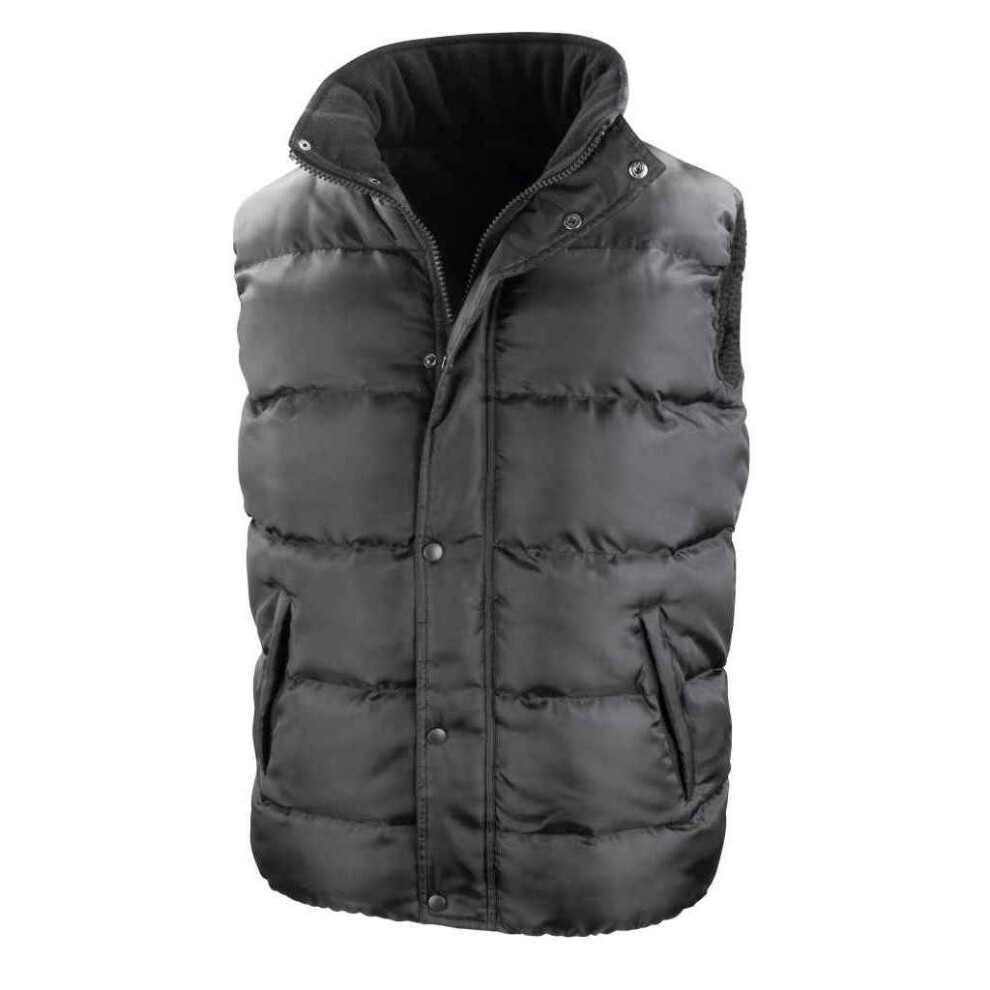 (XXL, Black) Result Core Unisex Adult Nova Padded Gilet