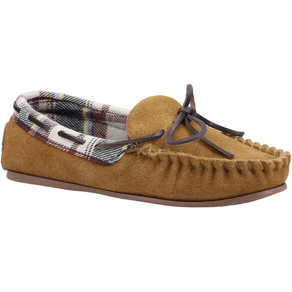 (6 UK, Tan) Cotswold Womens/Ladies Chatsworth Suede Moccasins