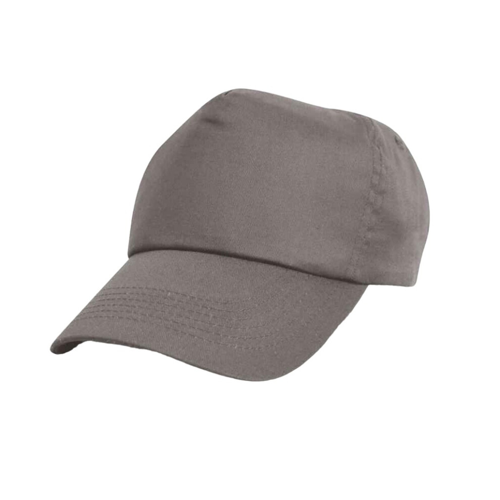 (One Size, Grey) Result Headwear Unisex Adult Cotton Baseball Cap