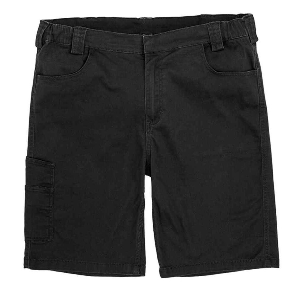 (XXL, Black) WORK-GUARD by Result Mens Chino Stretch Slim Shorts