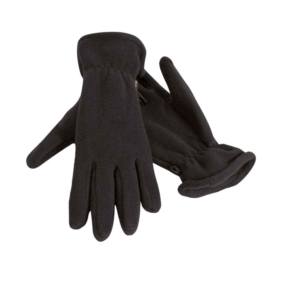 (L, Black) Result Winter Essentials Unisex Adult Polartherm Winter Gloves