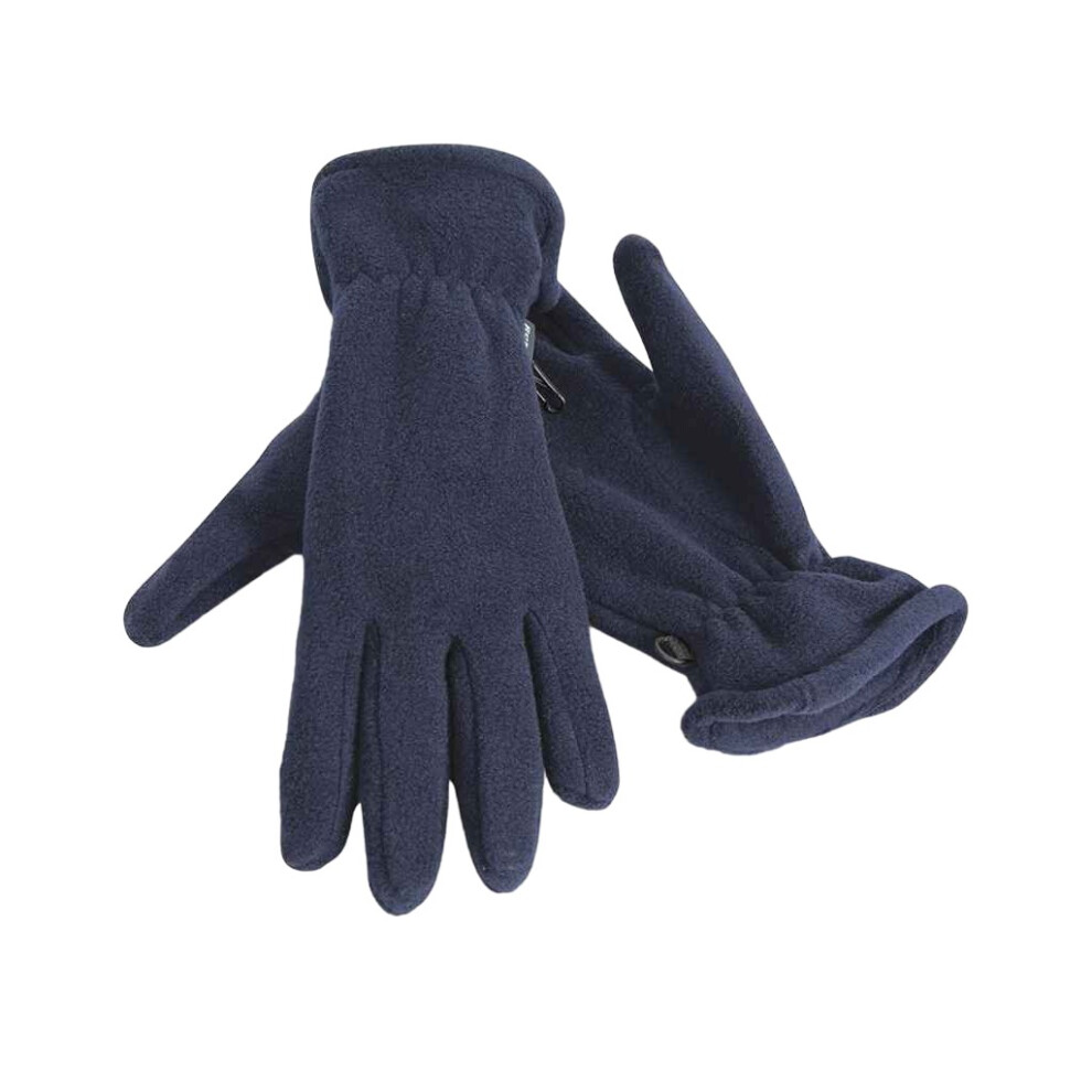 (L, Navy) Result Winter Essentials Unisex Adult Polartherm Winter Gloves