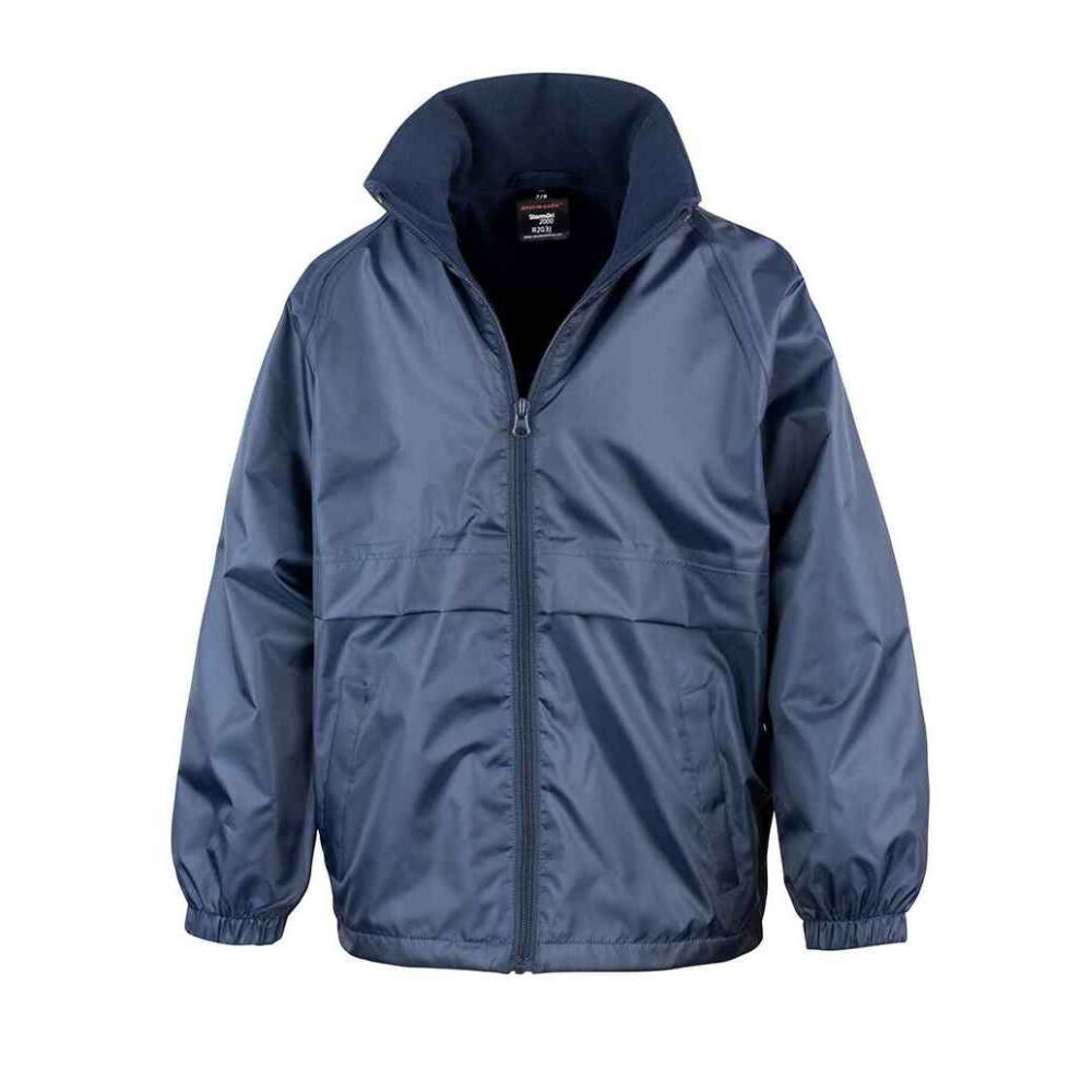 (3-4 Years, Navy) Result Core Childrens/Kids Fleece Lined Jacket