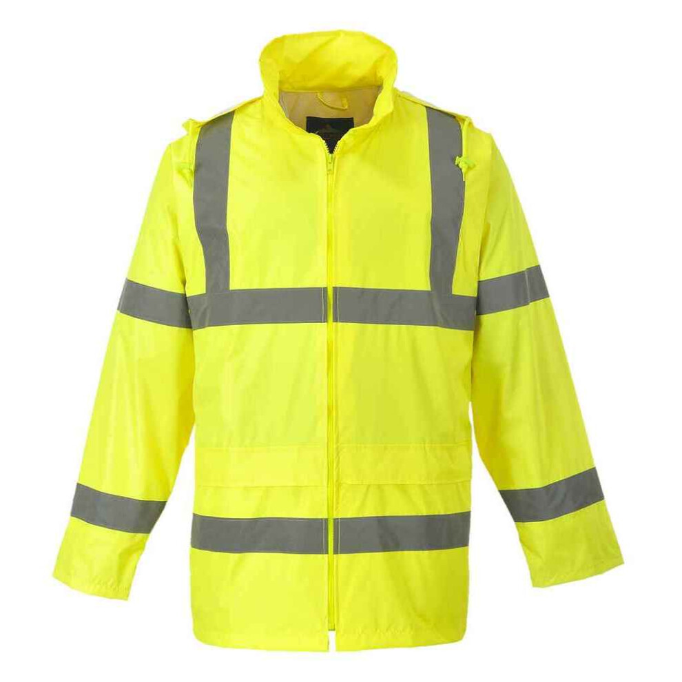 (M, Yellow) Portwest Unisex Adult Hi-Vis Waterproof Jacket