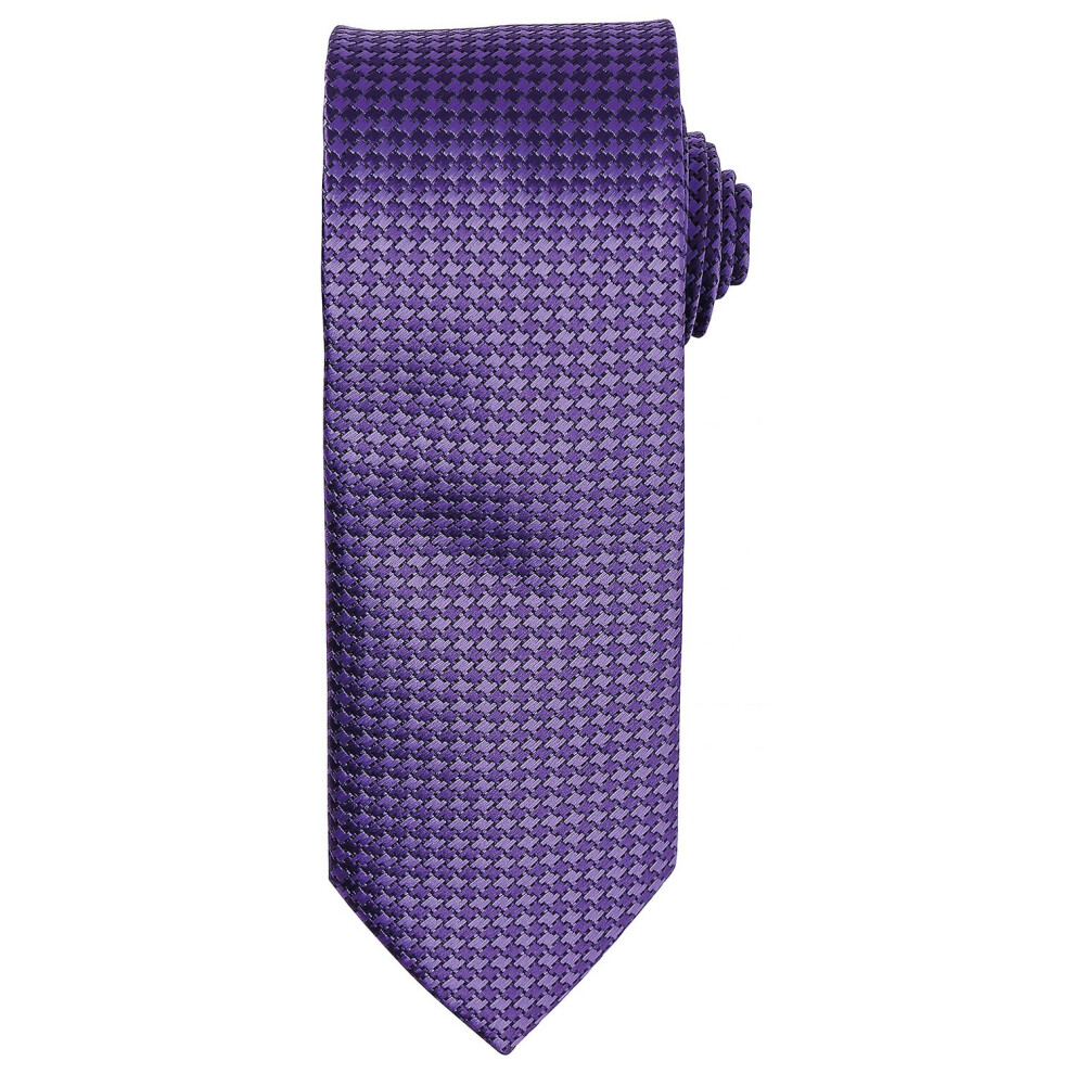 (One Size, Purple) Premier Puppytooth Tie